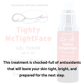 Tighty McTightFace Gel Toner - Tightens, Heals, Protects