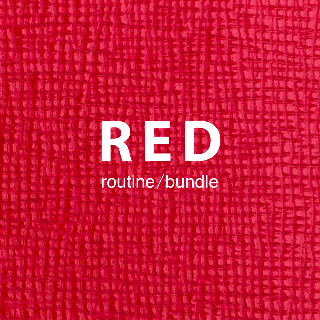 RED - routine / bundle for rosacea or inflamed skin