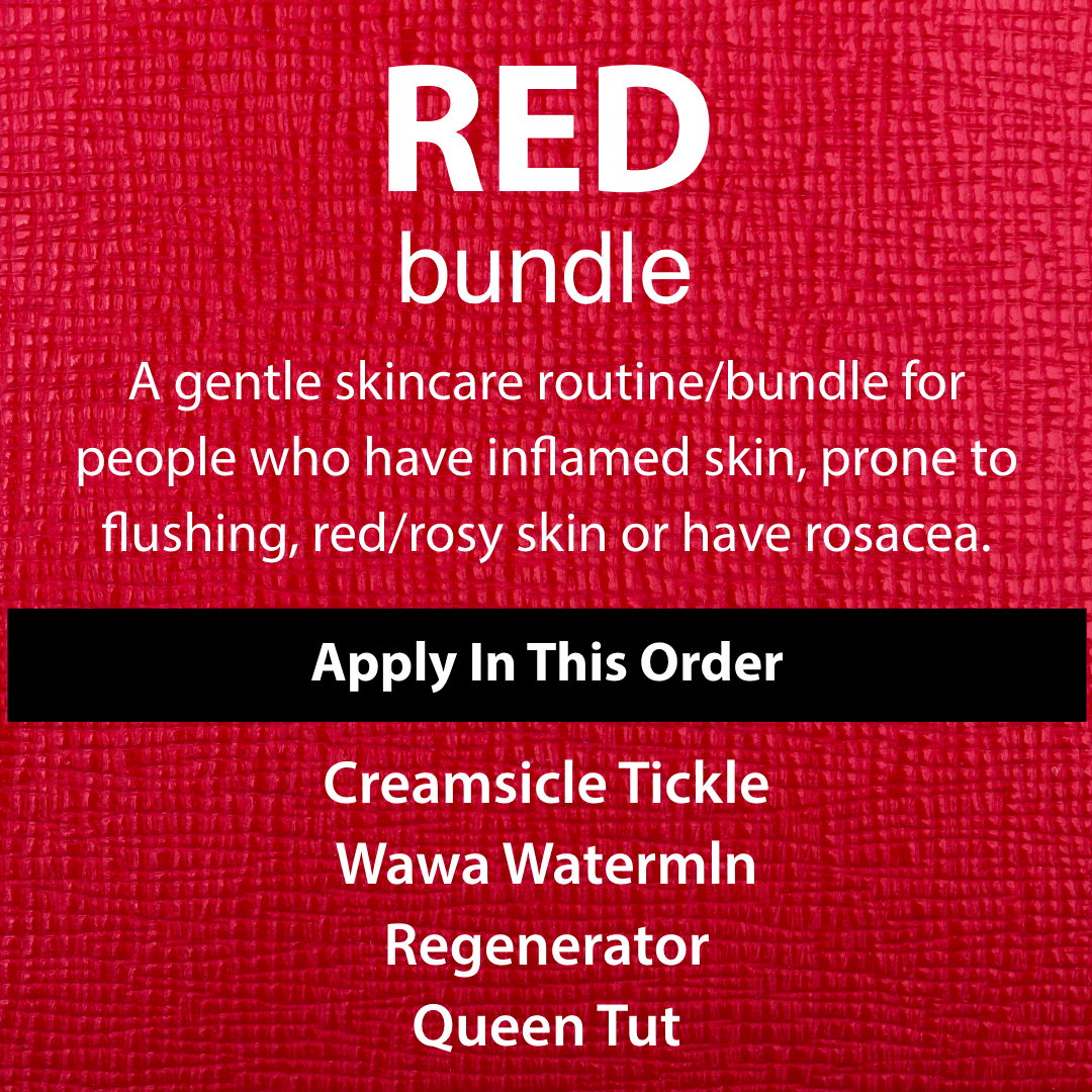 RED - routine / bundle for rosacea or inflamed skin